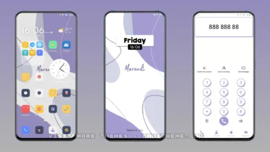 Morandi Purple EMUI Theme