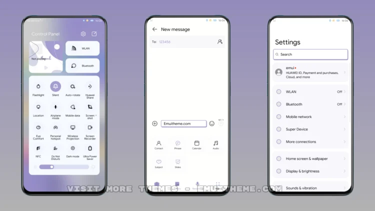 Morandi Purple EMUI Theme