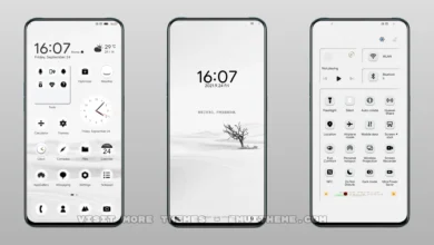 Morandi White EMUI Theme