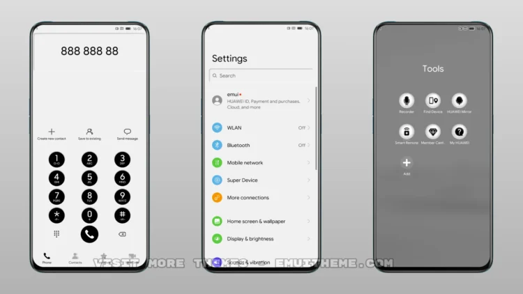 Morandi White EMUI Theme