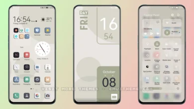 Olive Green 2 EMUI Theme