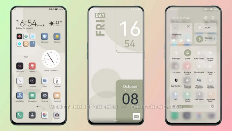 Olive Green 2 EMUI Theme