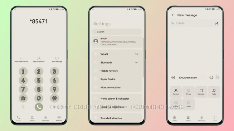 Olive Green 2 EMUI Theme