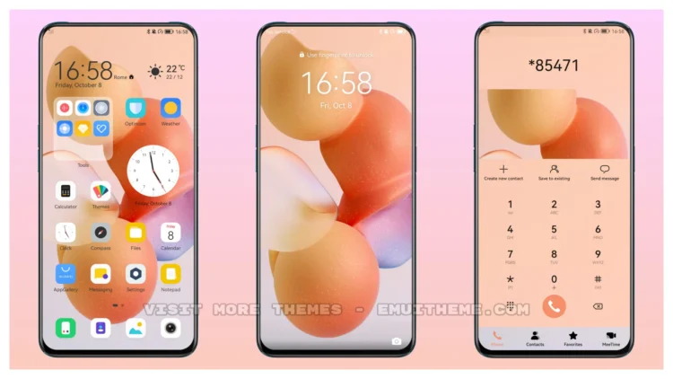 Red elf EMUI Theme