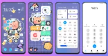 Bear Astronaut EMUI Theme