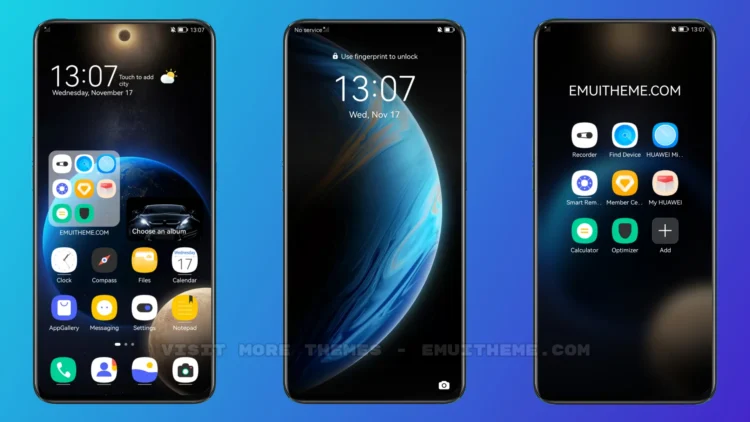Blue Planet EMUI Theme