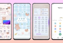 Cute Bear v9 EMUI Theme