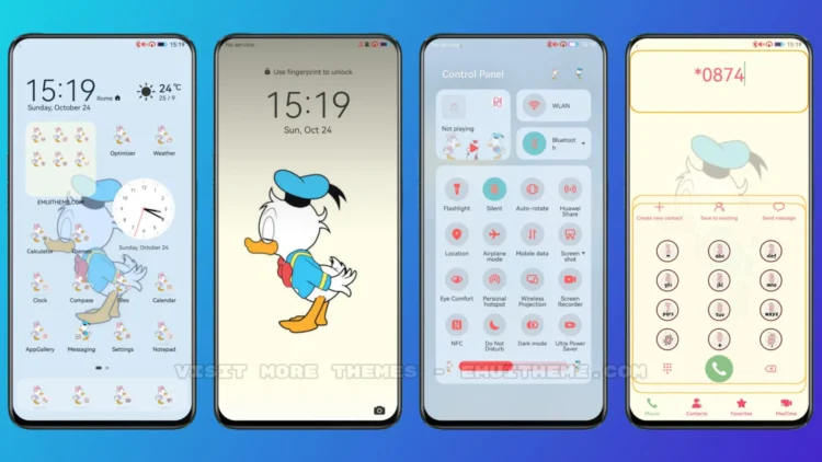 Donald Duck v3 EMUI Theme