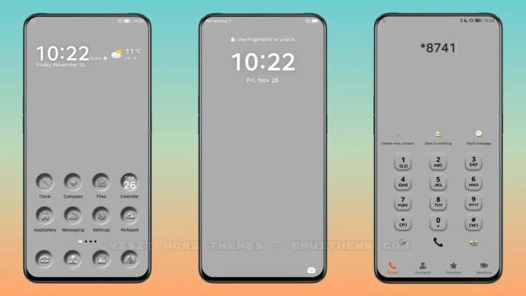 Gray X EMUI Theme