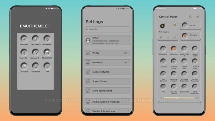 Gray X EMUI Theme