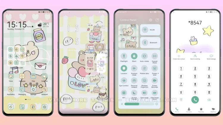 Greedy little sweets EMUI Theme