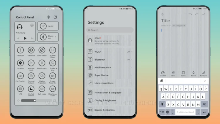 Imprint EMUI Theme