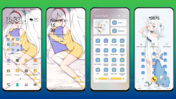 Lollipop Girl EMUI Theme
