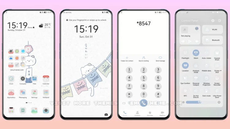 Lucky Bear EMUI Theme