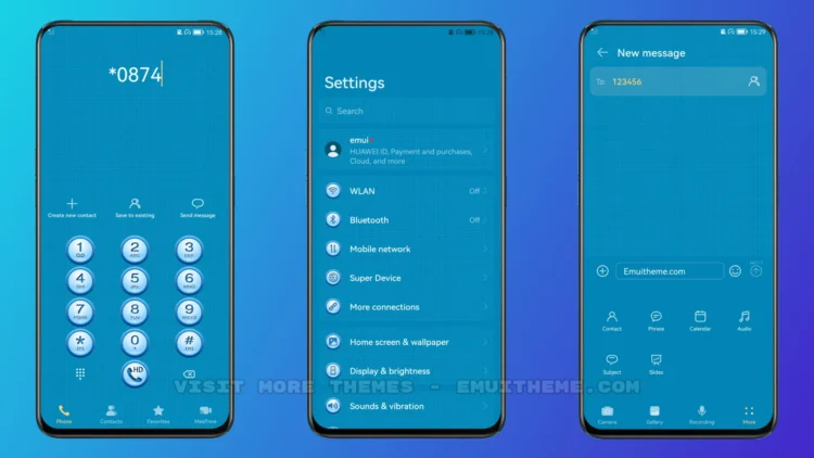 Lucky Blue EMUI Theme