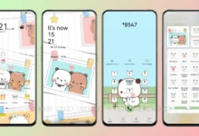 Milk and Mocha Bear v6 EMUI Theme