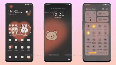 Milk and Mocha Bear v7 EMUI Theme