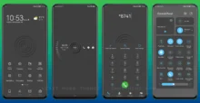 New mimicry text clock EMUI Theme