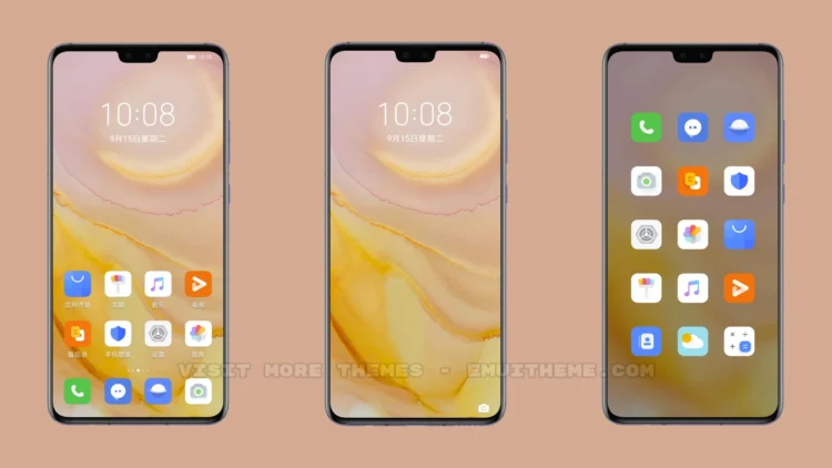 Orange Pink EMUI Theme