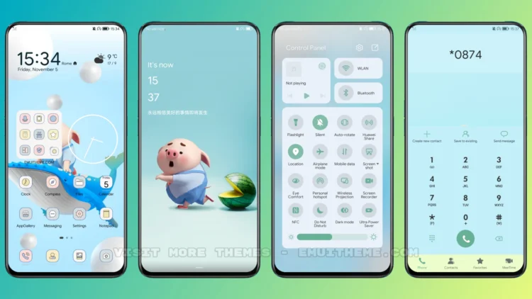 Pig Pig EMUI Theme