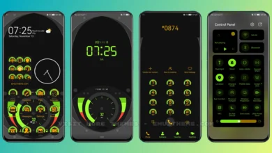 Simple luxury car instrument EMUI Theme