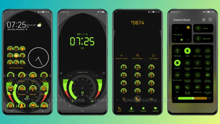 Simple luxury car instrument EMUI Theme
