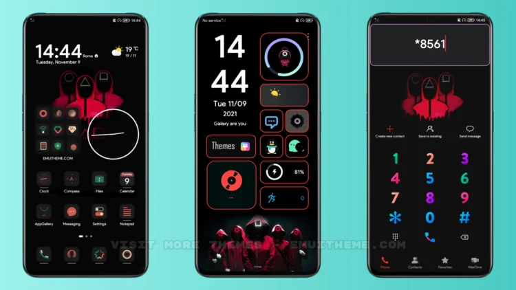 Squid Game EMUI Theme