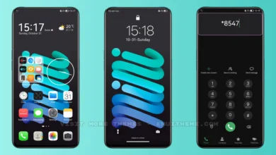 iOS 15 Dark EMUI Theme
