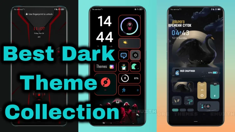 Best Dark EMUI Theme Collection