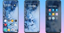 Blue love EMUI Theme