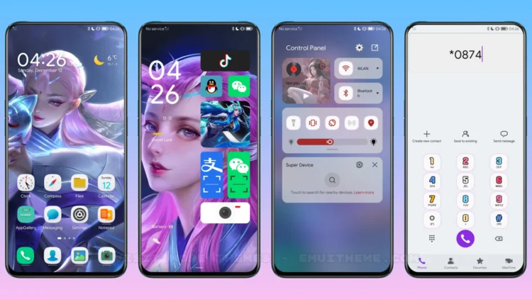Diao Chan EMUI Theme