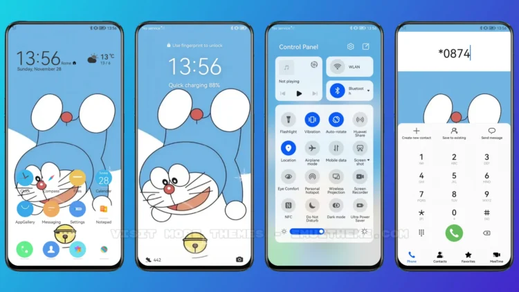 Doraemon v11 EMUI Theme