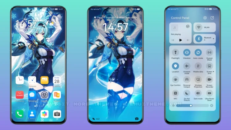 Genshin Impact - Eula Dance EMUI Theme