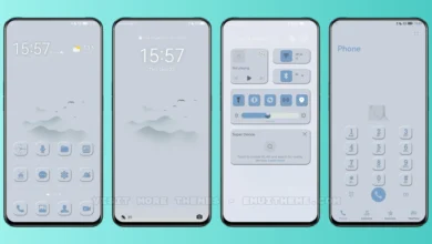 Green Mountain Mimicry EMUI Theme