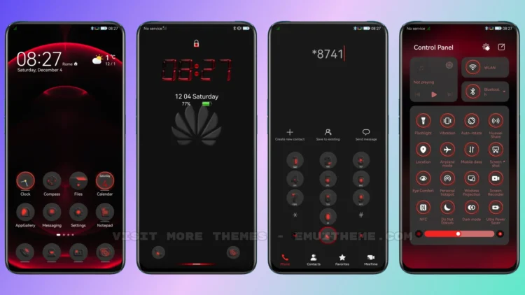 King Red v2.2 EMUI Theme