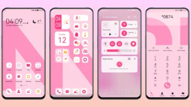 Light Pink EMUI Theme