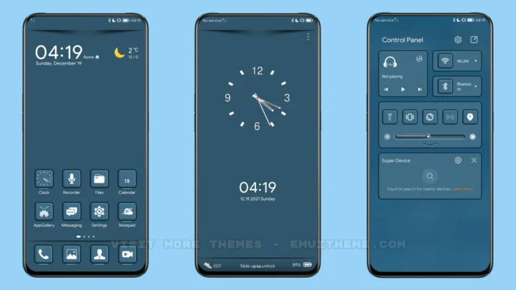 Navy Blue v2 EMUI Theme