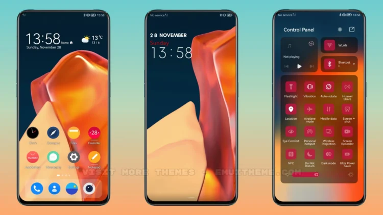 Oxygen OS Dark UI EMUI Theme