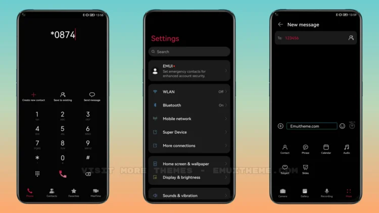 Oxygen OS Dark UI EMUI Theme