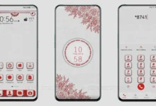 Plain Red EMUI Theme