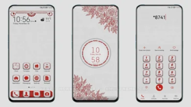 Plain Red EMUI Theme