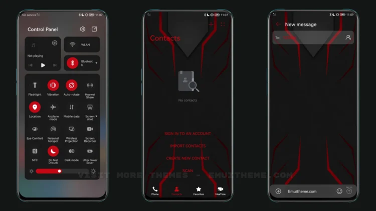 Red Devil Black Shark EMUI Theme