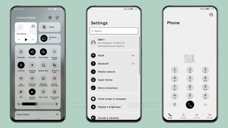 Simple Black EMUI Theme