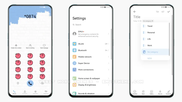 Wall EMUI Theme