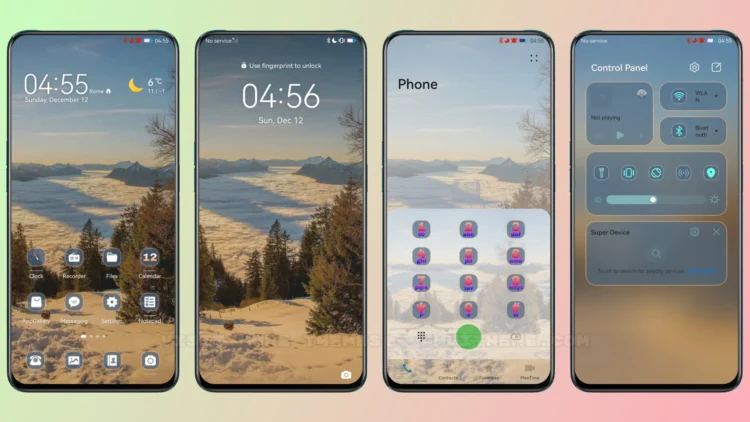 Winter Snow EMUI Theme