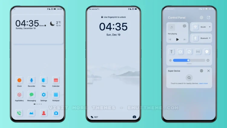 Blue Mimicry EMUI Theme