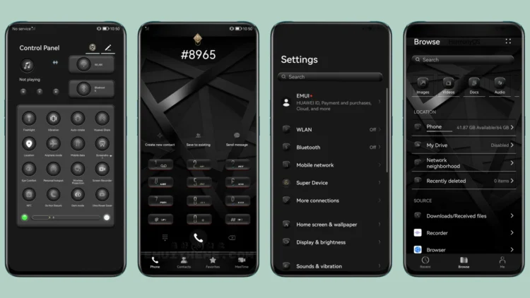 Business Dark Pro EMUI Theme