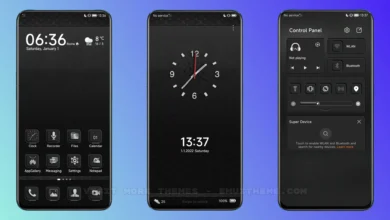 Business Dark v3 EMUI Theme