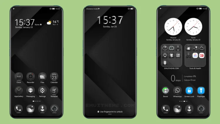 Business grey EMUI Theme