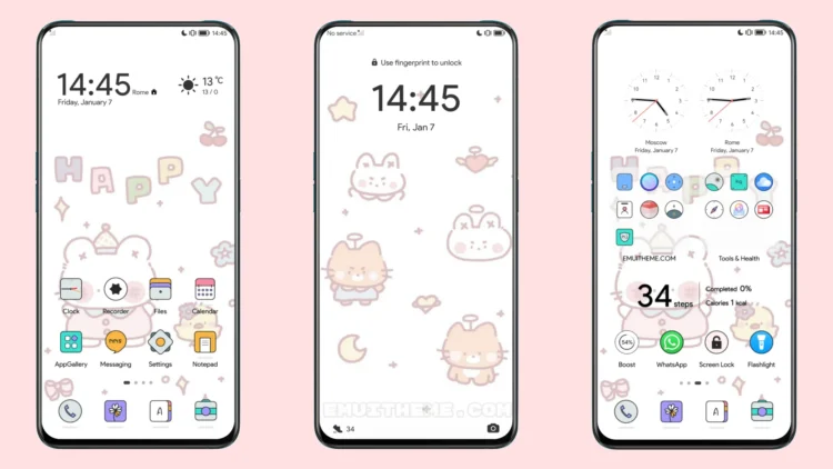 Cute Cat v3 EMUI Theme